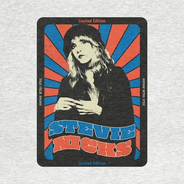 Stevie Nicks QUEEN ROCKS - VINTAGE RETRO STYLE - POPART by BibirNDower77